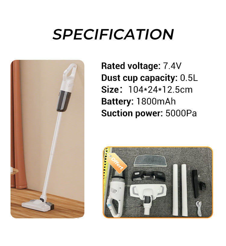 💥2026 HOT SALE💥3-in-1 Cordless, Autonomous, Rechargeable Handheld Vacuum Cleaner