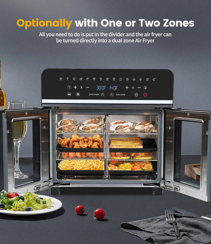 Dual-zone air fryer