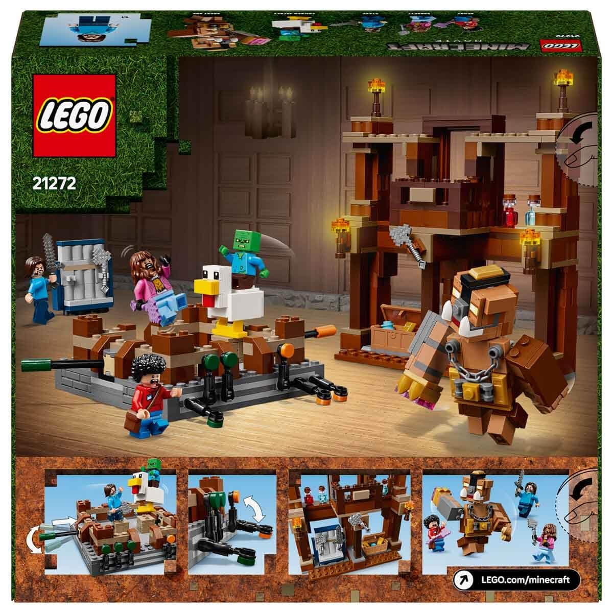 LEGO Minecraft Woodland Mansion Fighting Ring Gamer Toy with Mob Figures 21272 Building Blocks Toys for 10+ Gift for Boys and Girls