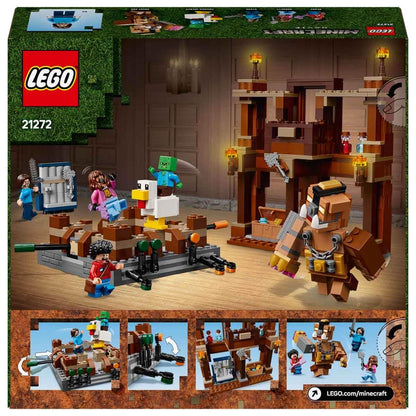LEGO Minecraft Woodland Mansion Fighting Ring Gamer Toy with Mob Figures 21272 Building Blocks Toys for 10+ Gift for Boys and Girls