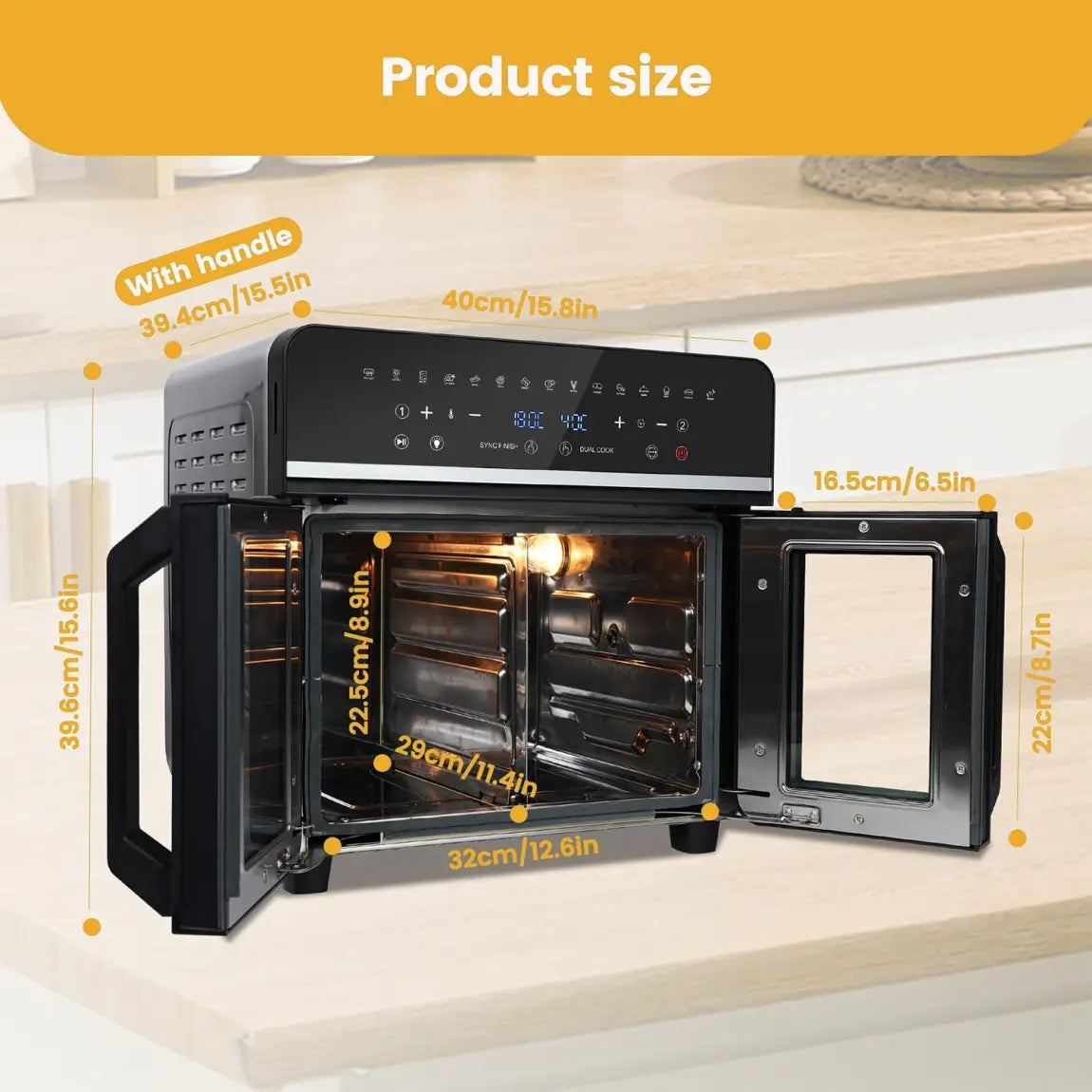 Dual-zone air fryer