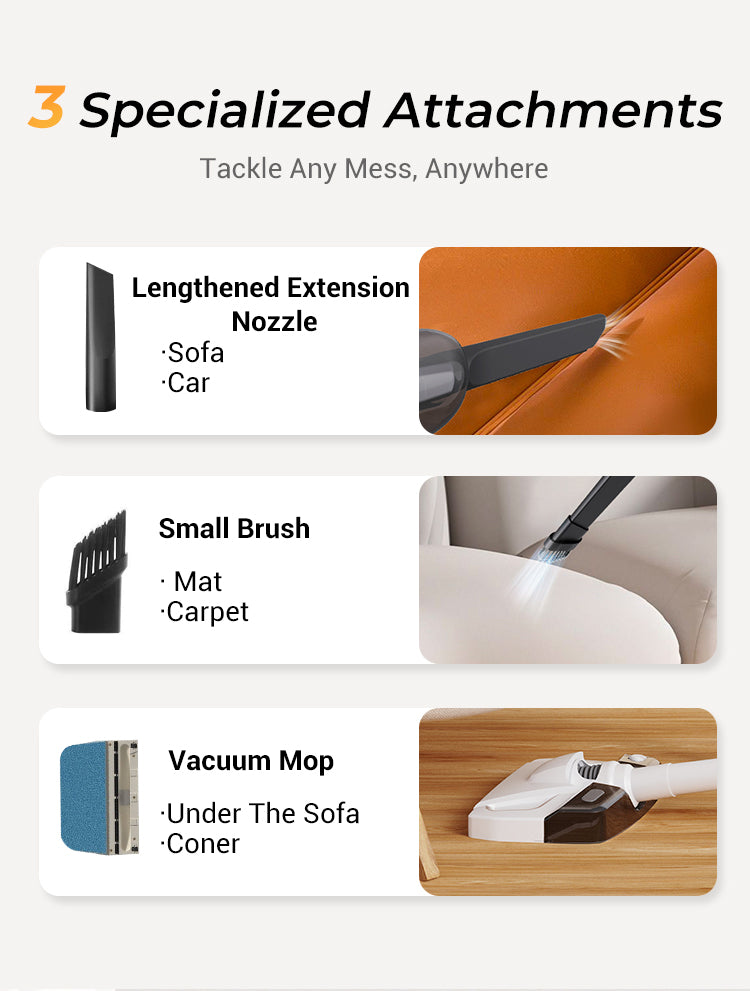 💥2026 HOT SALE💥3-in-1 Cordless, Autonomous, Rechargeable Handheld Vacuum Cleaner